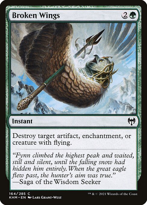 Broken Wings - Kaldheim (KHM) #164 [Foil] [Foil]