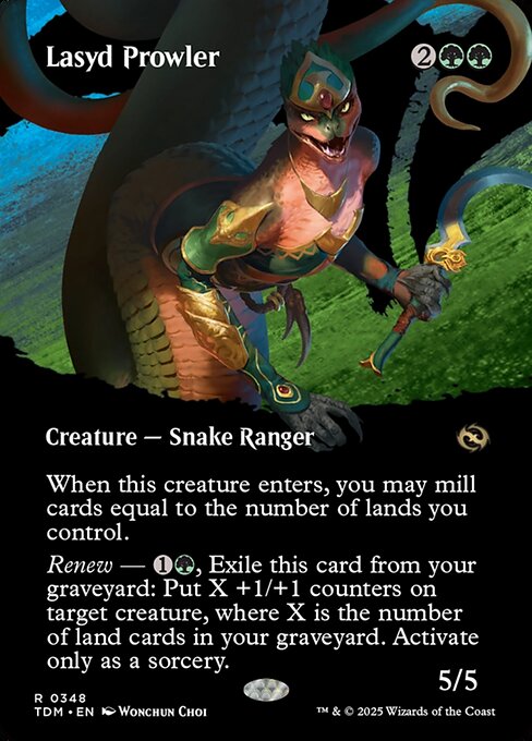 Lasyd Prowler - Tarkir: Dragonstorm () #348 [Foil] [Foil]