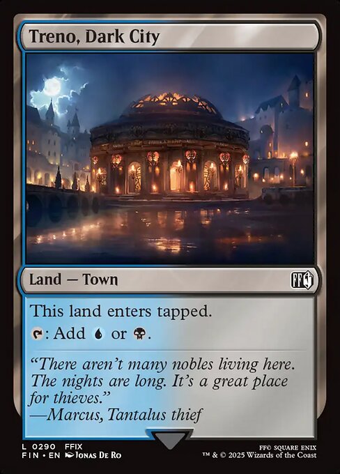 Treno, Dark City - Final Fantasy (FIN) #290 [Foil] [Foil]