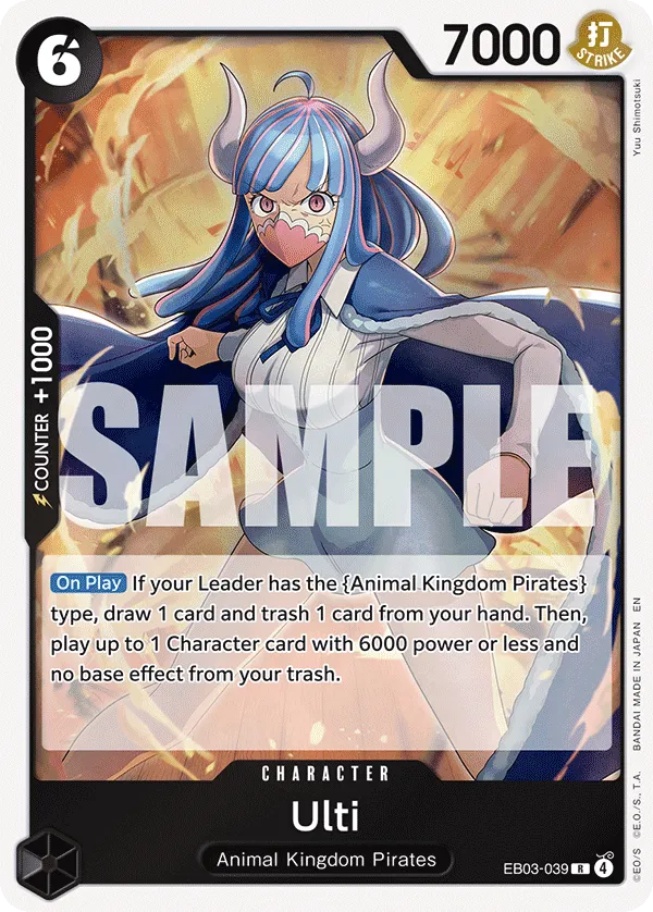 Ulti - ONE PIECE HEROINES EDITION- [EB-03] / Memorial Collection [EB-01] (EB03-039) #039
