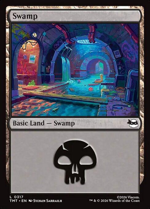 Swamp - Teenage Mutant Ninja Turtles () #317 [Foil] [Foil]