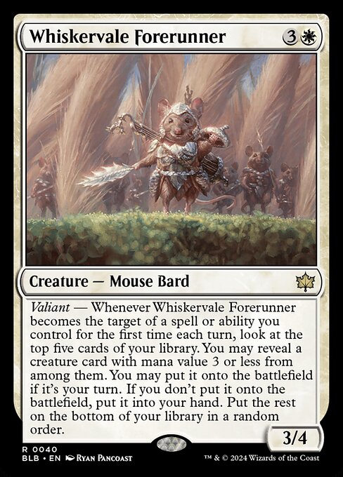 Whiskervale Forerunner - Bloomburrow (BLB) #40