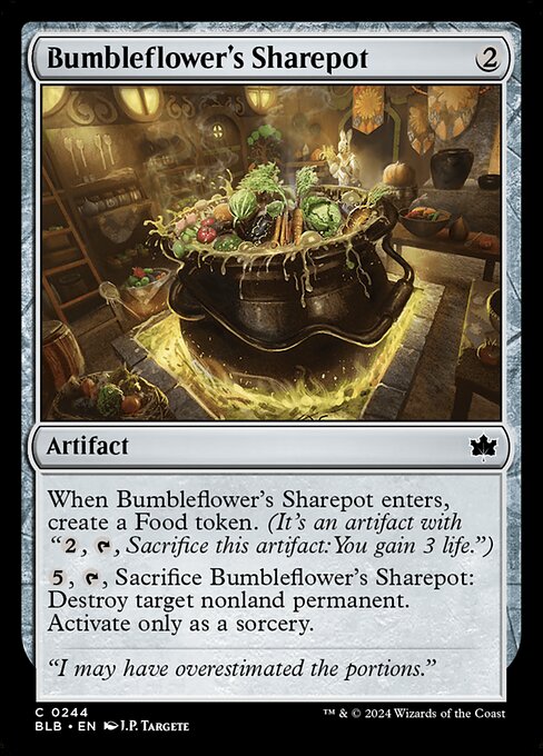 Bumbleflower's Sharepot - Bloomburrow (BLB) #244 [Foil]