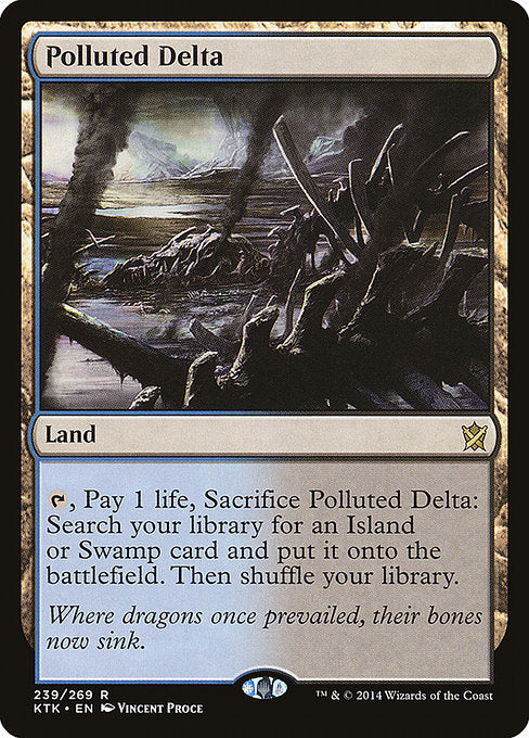 Polluted Delta - Khans of Tarkir () #239