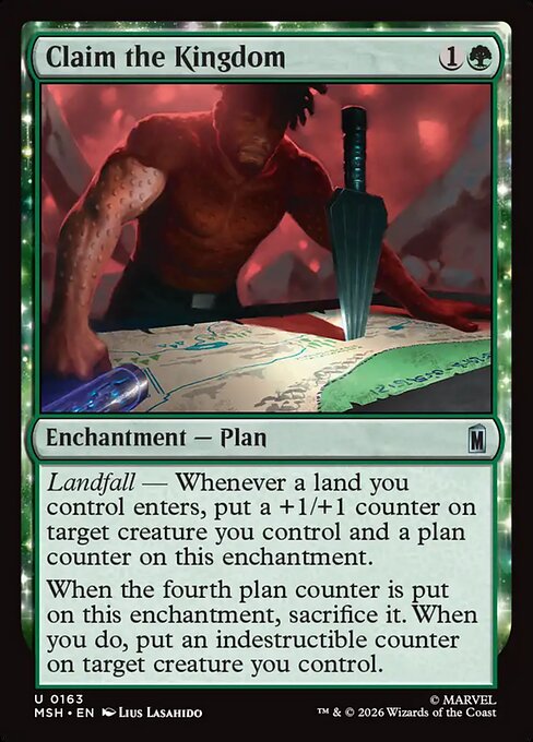 Claim the Kingdom - Marvel Super Heroes () #163 [Foil] [Foil]
