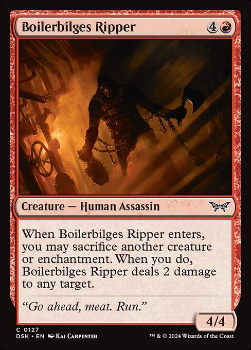 Boilerbilges Ripper - Duskmourn: House of Horror () #127