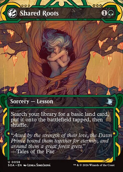 Shared Roots - Secrets of Strixhaven Mystical Archive () #58 [Foil] [Foil]