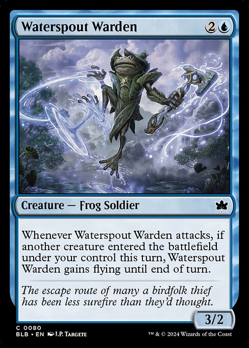 Waterspout Warden - Bloomburrow (BLB) #80 [Foil]