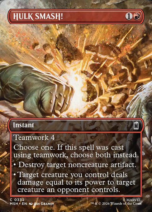HULK SMASH! - Marvel Super Heroes () #332 [Foil] [Foil]