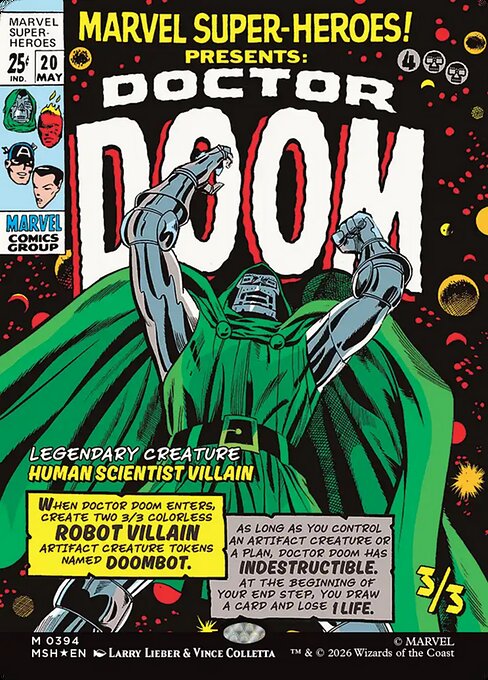 Doctor Doom - Marvel Super Heroes () #394 [Foil] [Foil]