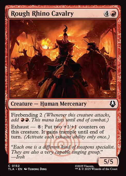 Rough Rhino Cavalry - Avatar: The Last Airbender () #152 [Foil] [Foil]