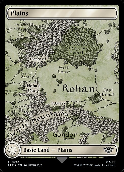 Plains - The Lord of the Rings: Tales of Middle-earth (LTR) #713 [Alt Art] [Foil]