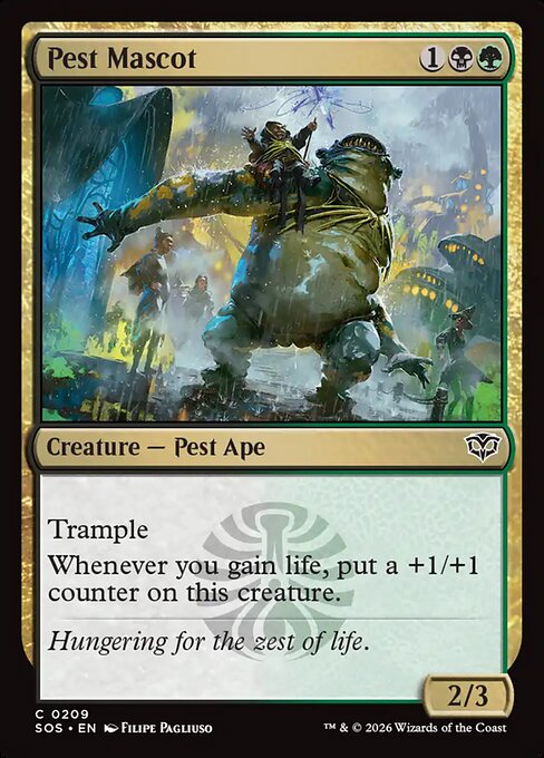 Pest Mascot - Secrets of Strixhaven () #209 [Foil] [Foil]