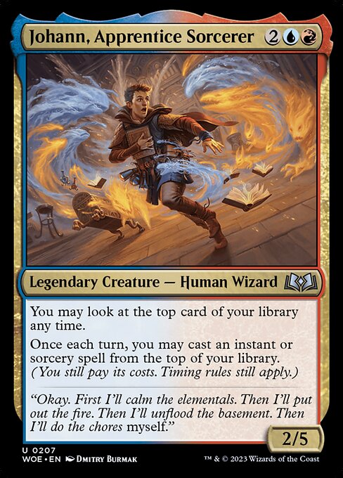 Johann, Apprentice Sorcerer - Wilds of Eldraine () #207