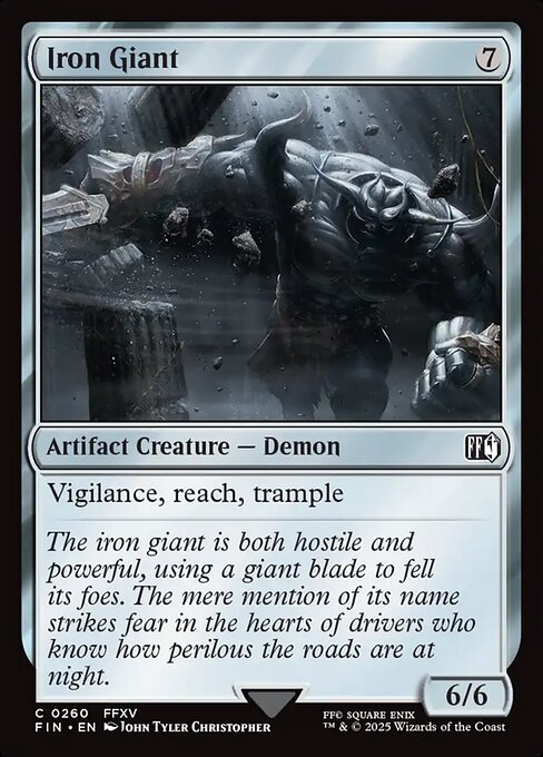 Iron Giant - Final Fantasy (FIN) #260 [Foil] [Foil]
