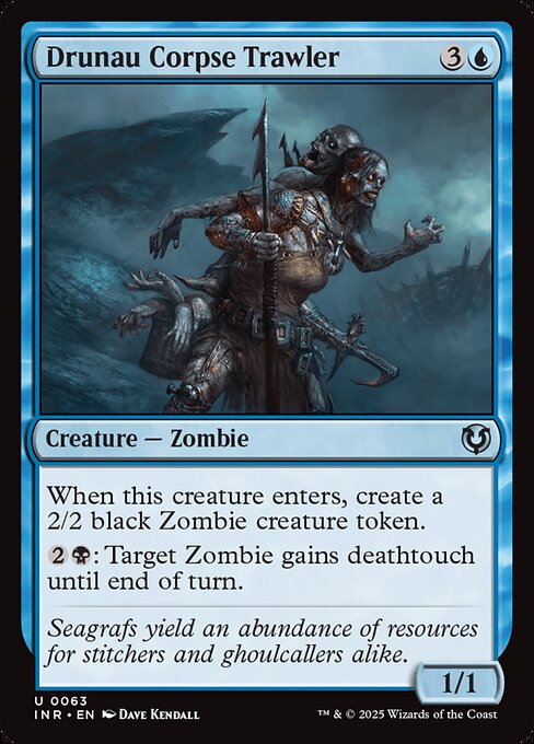 Drunau Corpse Trawler - Innistrad Remastered (inr) #63 [Foil] [Foil]