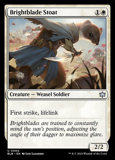 Brightblade Stoat - Bloomburrow () #4