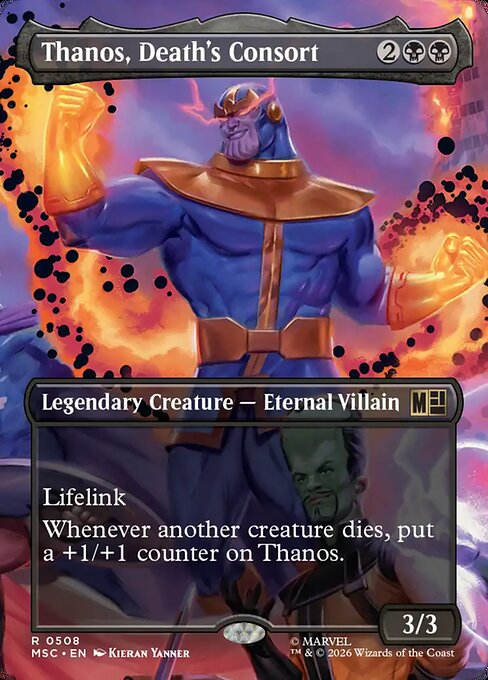 Thanos, Death's Consort - Marvel Super Heroes Commander () #508