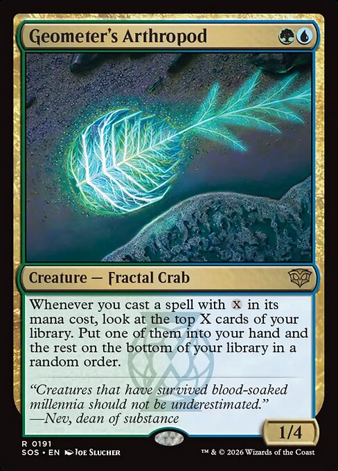Geometer's Arthropod - Secrets of Strixhaven (SOS) #191 [Foil] [Foil]