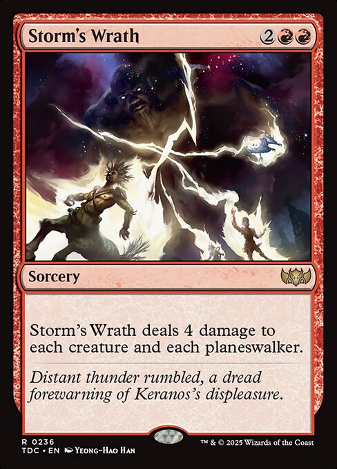 Storm's Wrath - Tarkir: Dragonstorm Commander (TDC) #236