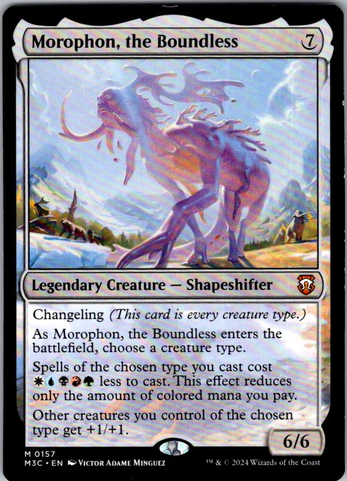 Morophon, the Boundless - Commander Masters (CMM) #3