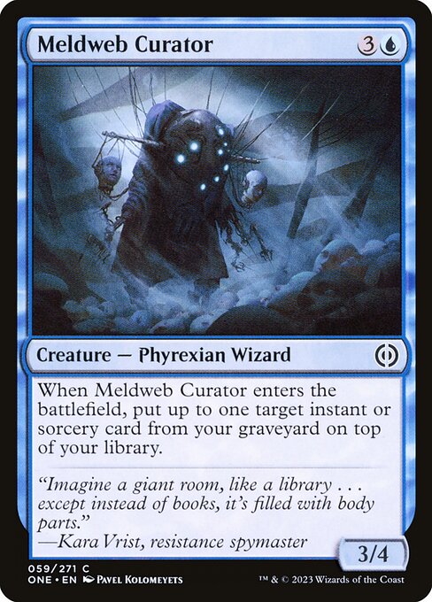 Meldweb Curator - Phyrexia: All Will Be One (ONE) #59 [Foil] [Foil]