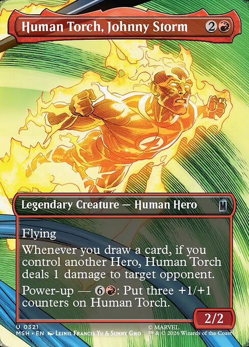 Human Torch, Johnny Storm - Marvel Super Heroes () #321