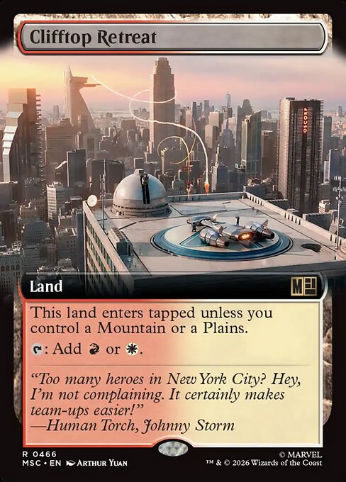 Clifftop Retreat - Marvel Super Heroes Commander () #466