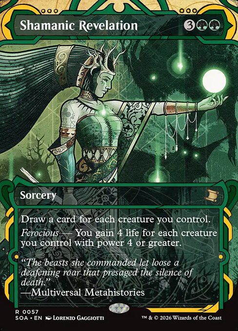 Shamanic Revelation - Secrets of Strixhaven Mystical Archive (SOA) #57 [Foil] [Foil]