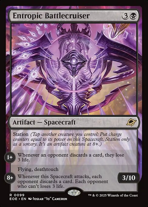 Entropic Battlecruiser - Edge of Eternities (eoe) #99 [Foil] [Foil]