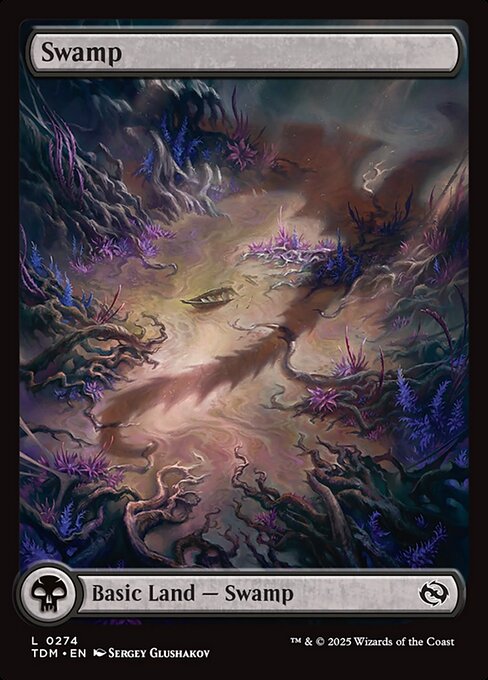 Swamp - Tarkir: Dragonstorm (TDM) #274 [Foil] [Foil]