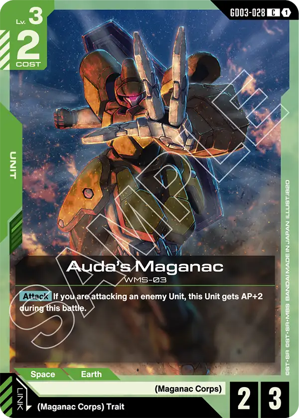 Auda's Maganac - Steel Requiem (GD03-028) #028