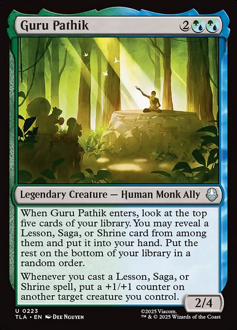 Guru Pathik - Avatar: The Last Airbender () #223 [Foil] [Foil]