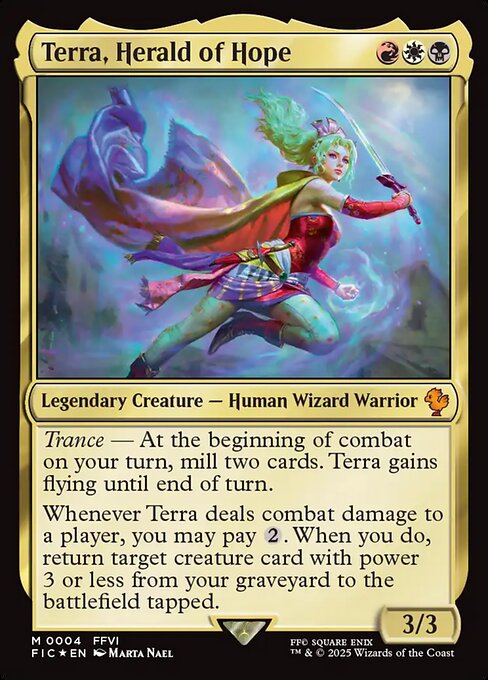 Terra, Herald of Hope - Final Fantasy Commander (FIC) #4 [Foil] [Foil]