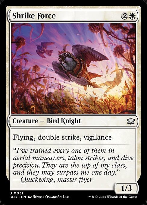 Shrike Force - Bloomburrow (BLB) #31 [Foil]