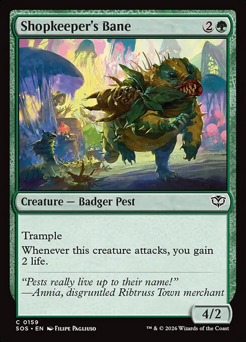 Shopkeeper's Bane - Secrets of Strixhaven () #159 [Foil] [Foil]