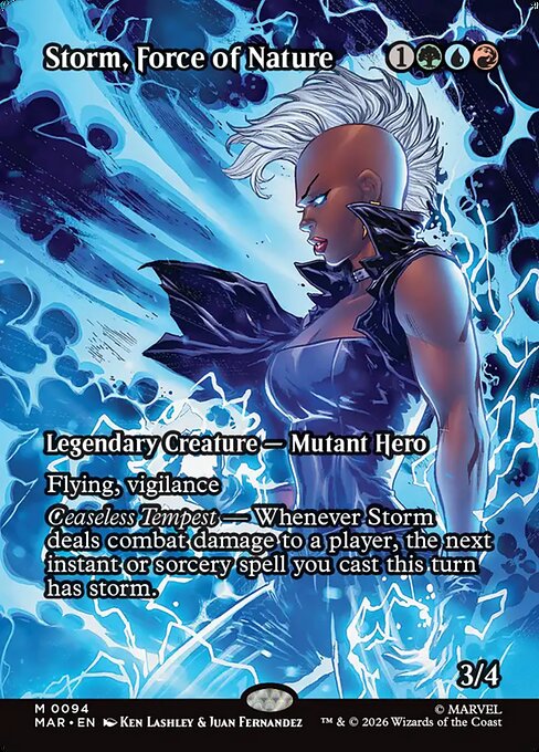 Storm, Force of Nature - Marvel Universe () #94 [Foil] [Foil]