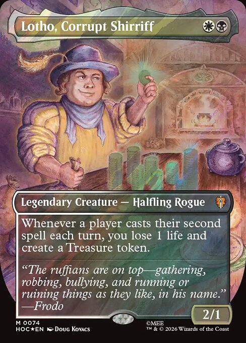 Lotho, Corrupt Shirriff - The Hobbit Eternal (HOC) #74 [Foil] [Foil]