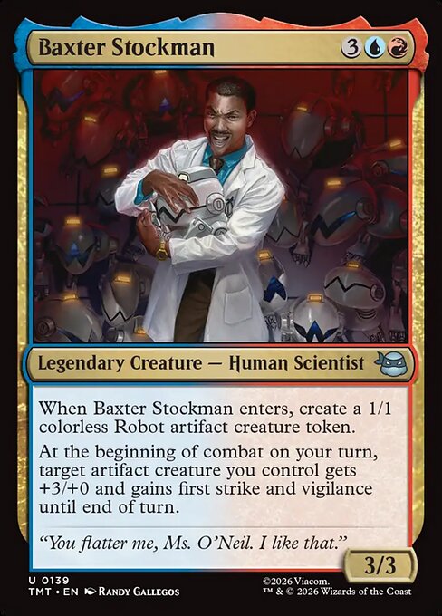 Baxter Stockman - Teenage Mutant Ninja Turtles () #139 [Foil] [Foil]