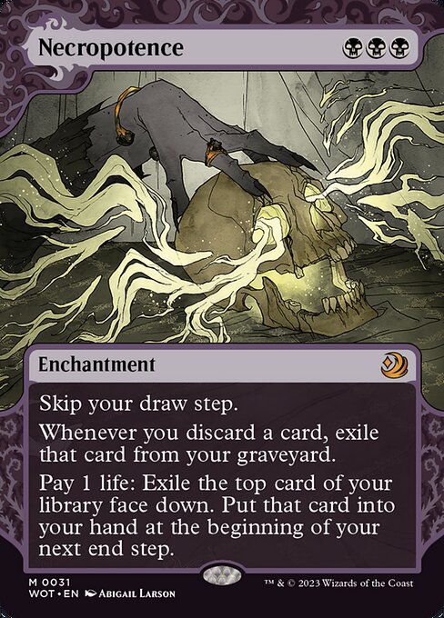 Necropotence - Wilds of Eldraine: Enchanting Tales () #31 [Foil] [Foil]