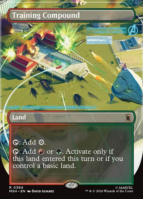Training Compound - Marvel Super Heroes () #384 [Foil] [Foil]