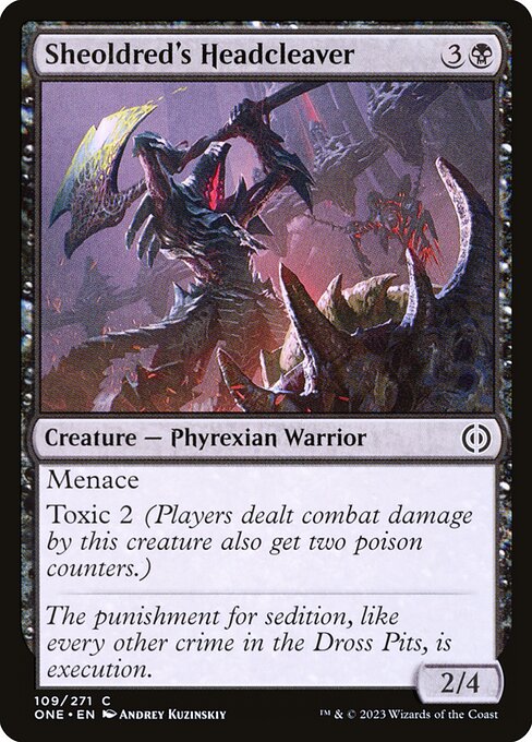 Sheoldred's Headcleaver - Phyrexia: All Will Be One () #109
