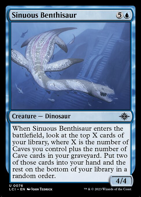 Sinuous Benthisaur - The Lost Caverns of Ixalan (lci) #76