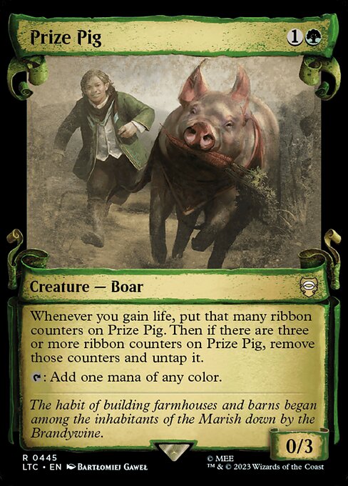 Prize Pig - Tales of Middle-earth Commander (LTC) #445 [Foil] [Foil]