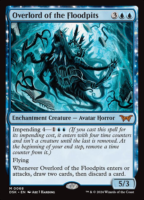 Overlord of the Floodpits - Duskmourn: House of Horror (DSK) #68
