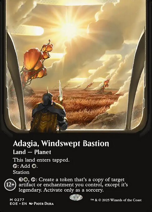 Adagia, Windswept Bastion - Edge of Eternities (EOE) #277 [Foil] [Foil]