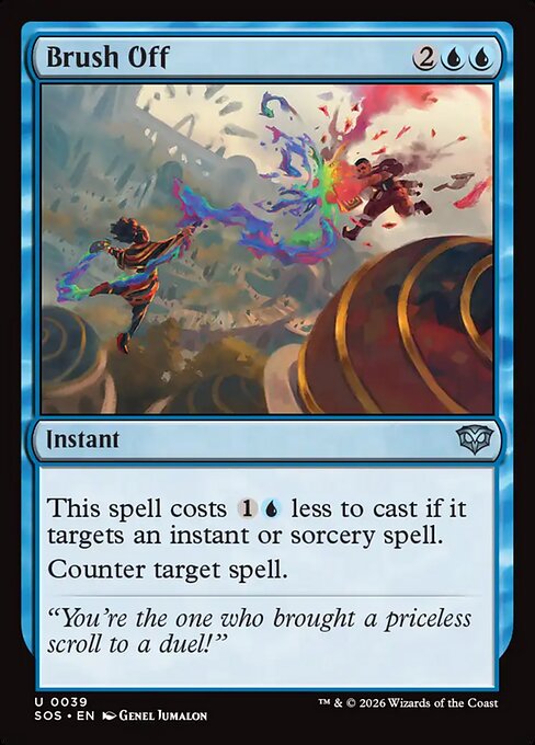 Brush Off - Secrets of Strixhaven () #39 [Foil] [Foil]