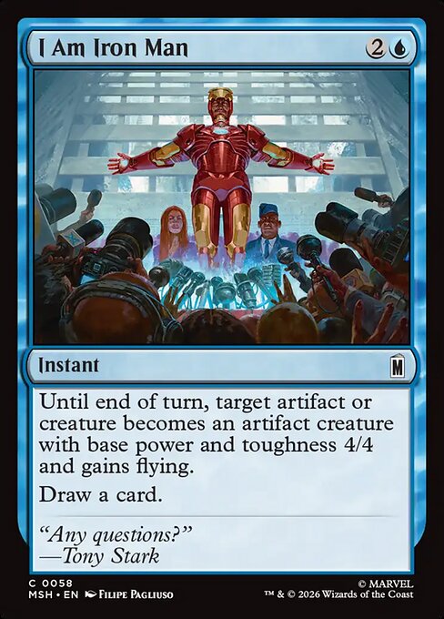 I Am Iron Man - Marvel Super Heroes () #58 [Foil] [Foil]