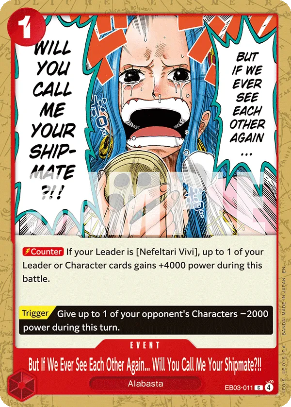 But If We Ever See Each Other Again... Will You Call Me Your Shipmate?!! - ONE PIECE HEROINES EDITION- [EB-03] / Memorial Collection [EB-01] (EB03-011) #011