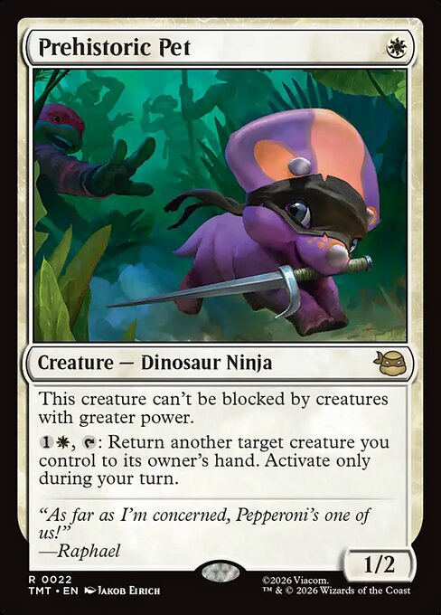 Prehistoric Pet - Teenage Mutant Ninja Turtles () #22 [Foil] [Foil]